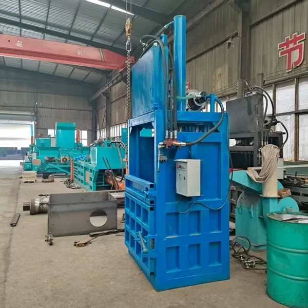 New Light Vertical Hydraulic Baler for Apparels for Waste Clothes Various Film Belt Bags Bottles Pouch Case Cans Wood Pump photo-5