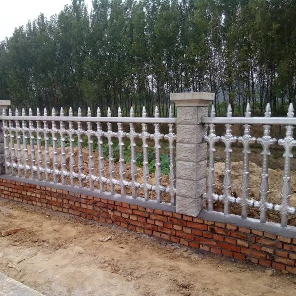 Cement and Wrought Iron Guardrails, River Fences, Factory of Spliced Wrought Iron and Cement Wall Railings photo-4