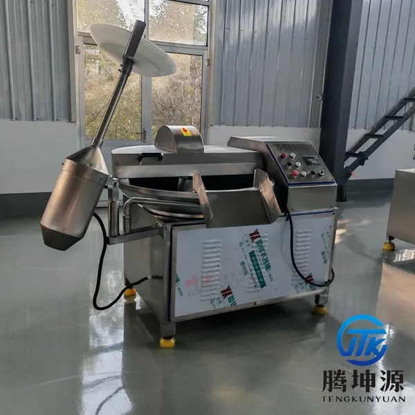Variable Frequency Chopper Mixer for Meat, Vegetable & Shrimp Paste Emulsification photo-2