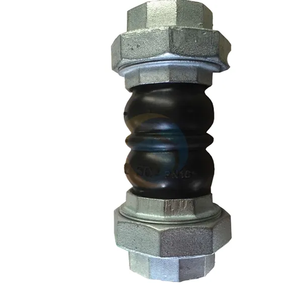 Rubber Joint EPDM Rubber Flexible Joint Thread Connected Pipe Coupling Sphere Rubber Joints