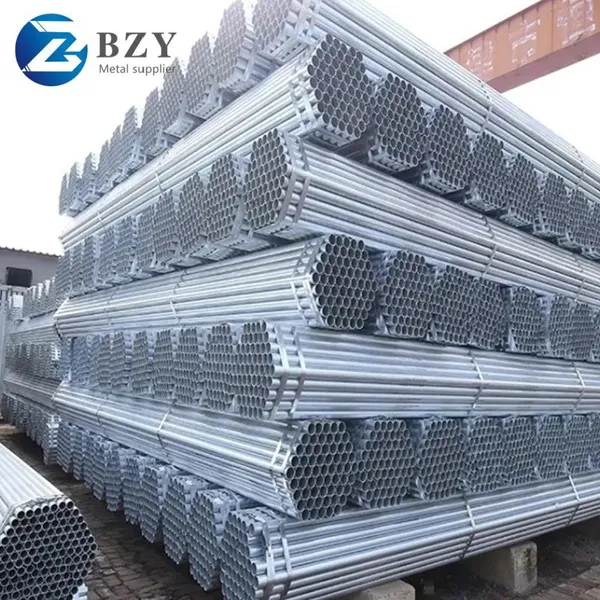 Q195 Galvanized Round Fence Steel Pipe Galvanized Scaffolding Steel Tube g I Pipe photo-5