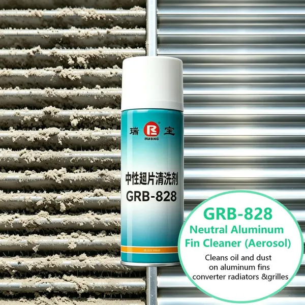 GRB-828 Neutral Aluminum Fin Cleaner Remove Floc Dust Oil Stains For EMU Subway Air Conditioning Cooling Fins OEM ODM photo-2