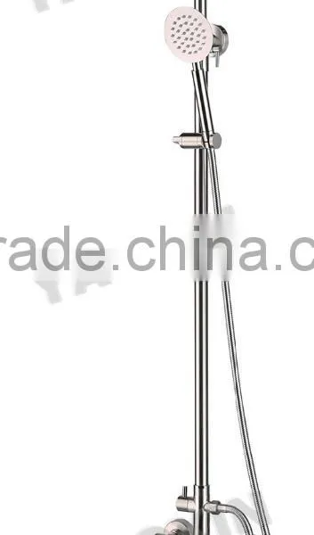 China Manufacturer Luxury Stainless Steel Rain Bath Shower Set With Hand Shower Pout Shower Head Rain