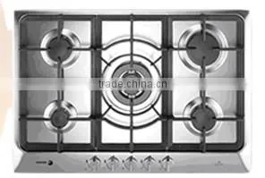 Good Disign Five Burner Stainless Steel Gas Hob