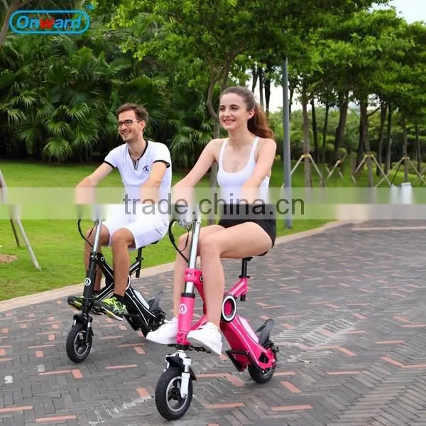 Onward new product two wheel electric vehicle 36V battery power scooter sitting style chariot