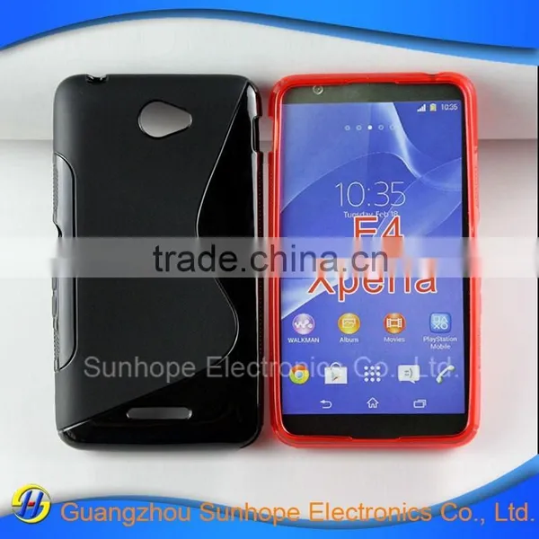 2015 S Line Wave Design Tpu Cases for Xperia E4 photo-4