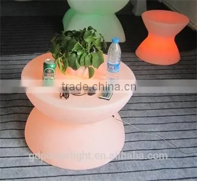 PE Plastic Bar Table With LED Lights and Remote 6040F photo-2
