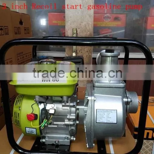3 Inch Single Stage Recoil Start Centrifugal Gasoline Water Pump for Irrigation Use (KGP30)