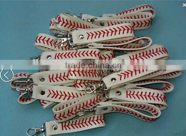 Wristband White Softball Headband Baseball Bracelet Keychain Headdress Flower photo-3
