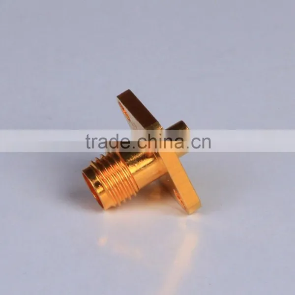 RF SMA 4 Holes Bulkhead Panel Mount Connector photo-2