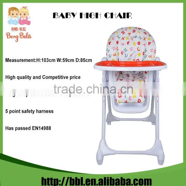 Restaurant Indoor Outdoor Application Promotional Portable Plastic Feeding Chair photo-5