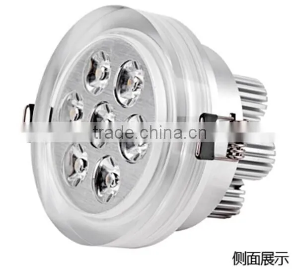 Embedded Office/shop Indoor Easy Installation Ceiling Lamp Fitting Popular New Design Fashion Design High Power Led Downlight 7W photo-2