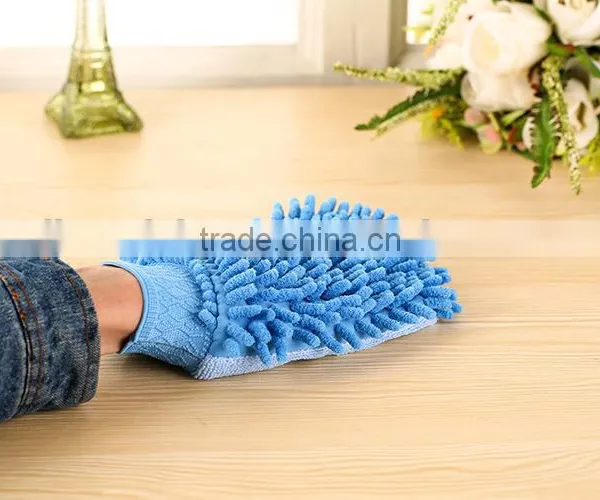 2016 Hot-selling Microfiber Chenille Cleaning Mitt photo-6