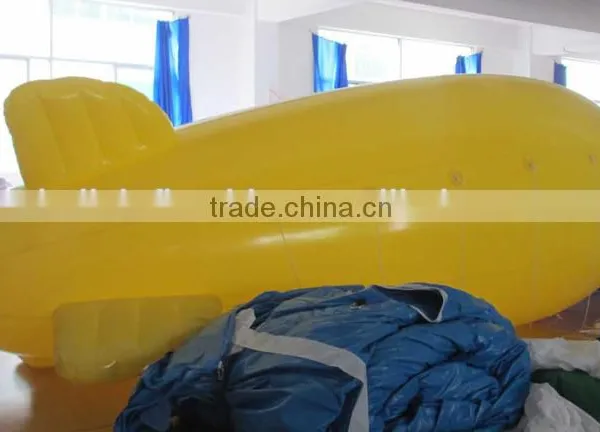 6mL Yellow PVC Inflatable Balloon Helium Blimp Helium Balloon photo-4