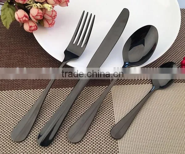 New Style Gold-plated Color Flatware Cultery Set 6003 photo-2