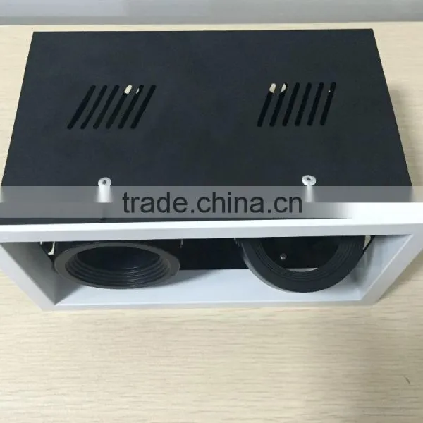 Two Head MR16/GU5.3/GU10 LED Grille Light Aluminum Alloy Housing photo-5
