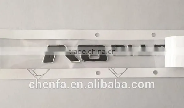 China Wholesale Chrome Plating Adhesive 3D Letters Car Logo Sticker photo-2
