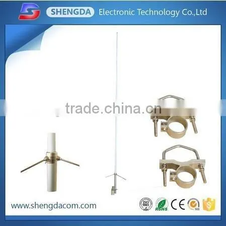High Performance 136-174MHz VHF Outdoor Omni Directional Firberglass Base Station Antenna With Repeater photo-5
