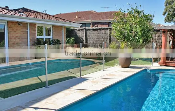 1265mm High Balcony Glass Railing Aluminum Post photo-5