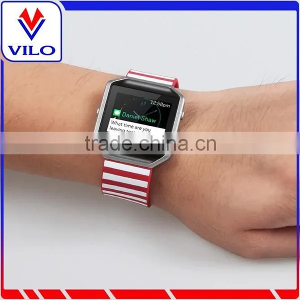 High Quality Replacement Adjustable Silicone Watch Band Rubber Wrist Strap for Fitbit Blaze Smart Watch photo-5