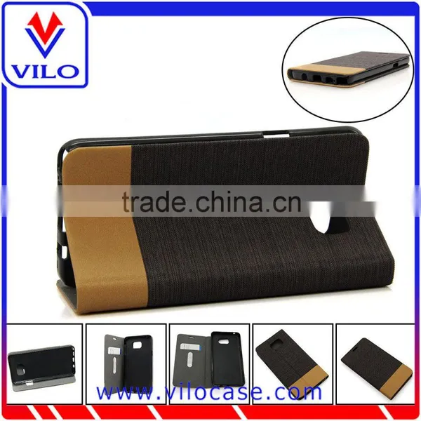 Slim Smart Leather Cover for Samsung S6 photo-2