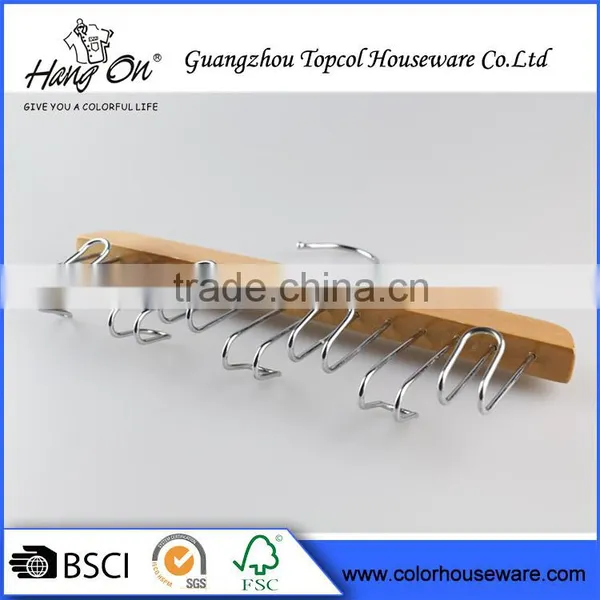Durable Wood Hanger for Tie/Belt photo-4