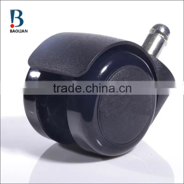 Iso Certificated Durable 2 Inch Black Nylon PU Plastic Swivel Furniture Caster photo-5