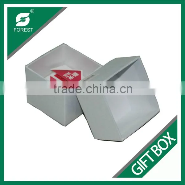 TWO PIECES HIGH QUALITY CHIPBOARD GIFT PACKING FOR RING WITH CUSTOM LOGO photo-4