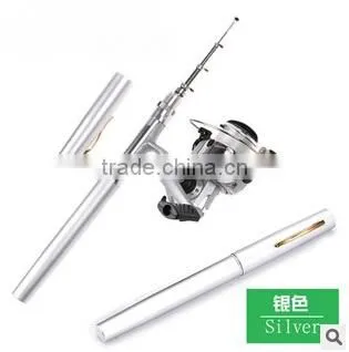 1 Meter Pen Style Fishing Rod Spinning Wheel Portable Mini Pen Fishing Rod Pole Kit H3 photo-5