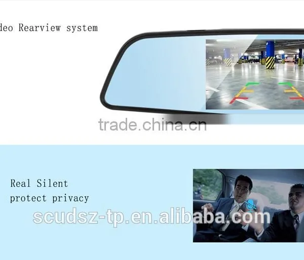 CARDVR Hd1080P Touch Screen Mesh Hd Rearview Mirror Dual Cameras X6 photo-6