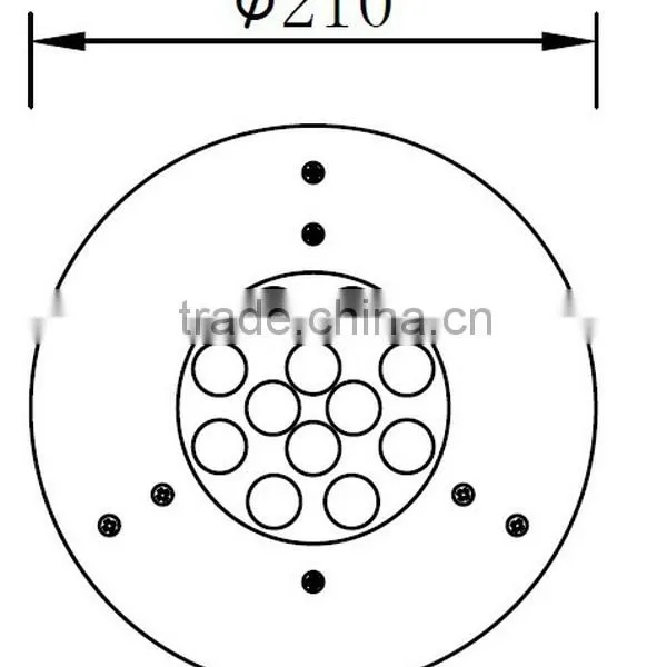 36W High Power LED Inground Lighting, IP67 Waterproof, RGB/R/G/B/W Optional photo-5