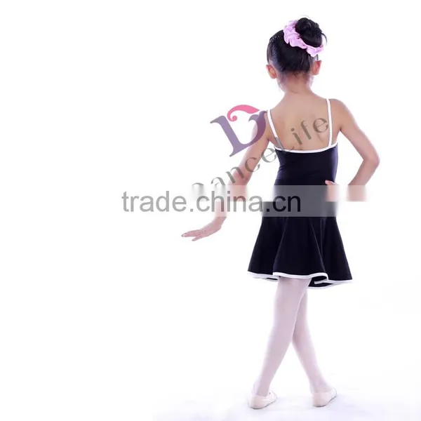 C2153 Kids Show Dancewear for Sale Black Jazz Dance Wear Guangzhou Ballet Dancewear photo-4
