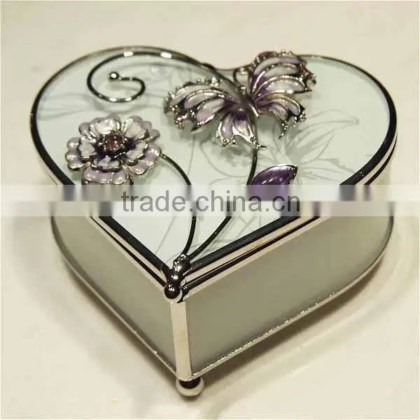 Pretty Heart Love Alloy Jewelry Box photo-2