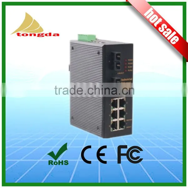 8 Port Din-Rail 100Base Hardened Unmanaged Industrial Network Switch photo-4