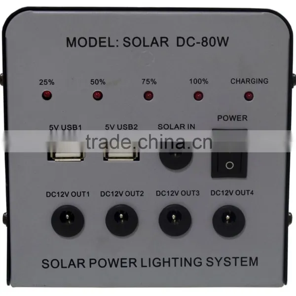 XD-T 3012 Hot Sale 4-way 12v Output 30w Solar Power dc System Home photo-2