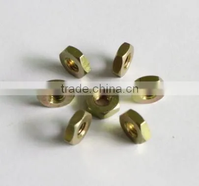 DIN439 Color Zinc Hexagon Thin Nuts photo-2