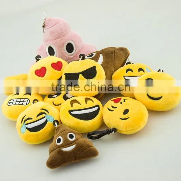 Top Quality Plush Emoji Keychain As Gift / Emoji Keychain In 6*6*6/10*10*10 CM Size Quality Choice photo-6