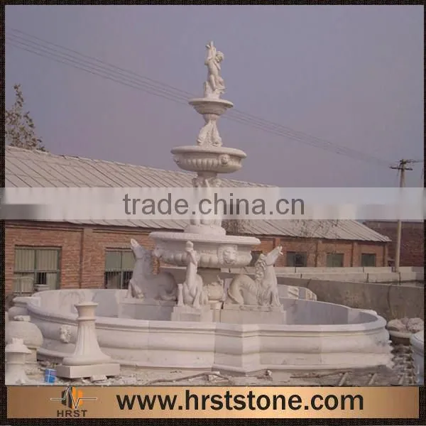 3 Tiers Stone Garden Water Fountain With Statues In Hand Carved Quality Choice