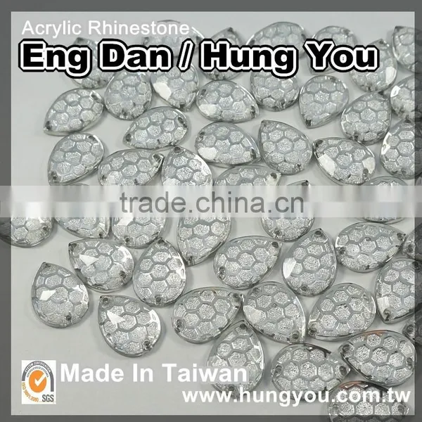 Best Popular Non Hot-Fix Taiwan Round Shape Synthetic Gemstones For Garment Accessories photo-6