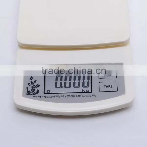 Blue Backlight LCD Display Electronic Kitchen Scales photo-3