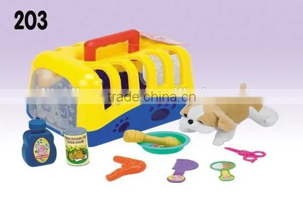 Veterinary Toys Pretent Pet House Plush Pet Carrier Accessories