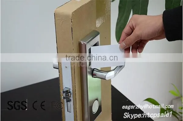 Stainless Steel ANSI Mortise Smart Card Electronic Lock photo-3