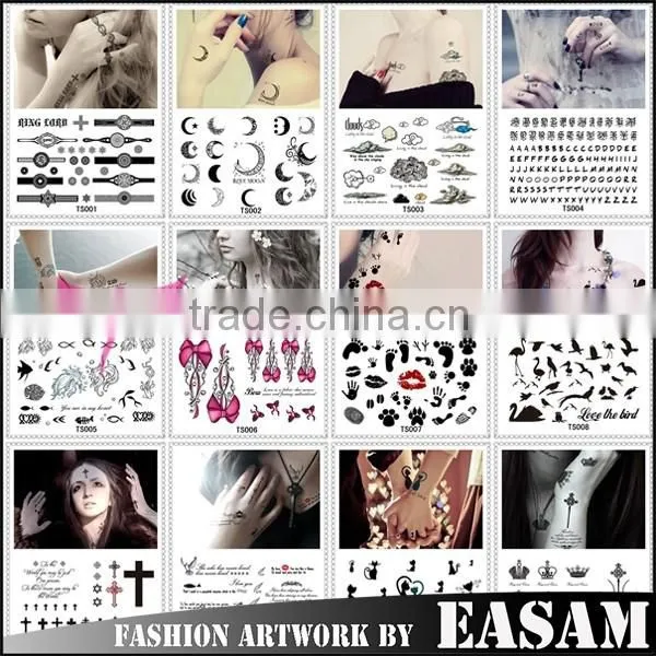Easam Hot Temporary Tattoo Sticker With 56 Designs photo-2