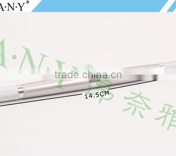 ANY Three Use Metal Handle Permanent Makeup Embroidery Manual Tattoo Eyebrow Pen photo-3