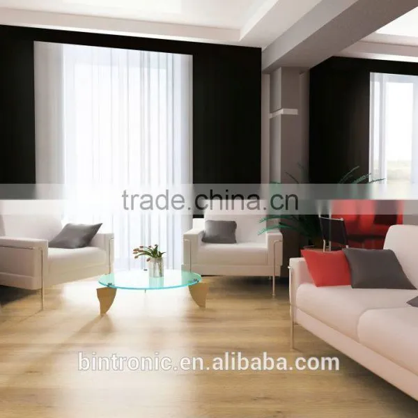 Bintronic Customized Made In Taiwan Electric Screw Rod Driven Track With Curtains Operate Electric Remote Control photo-4