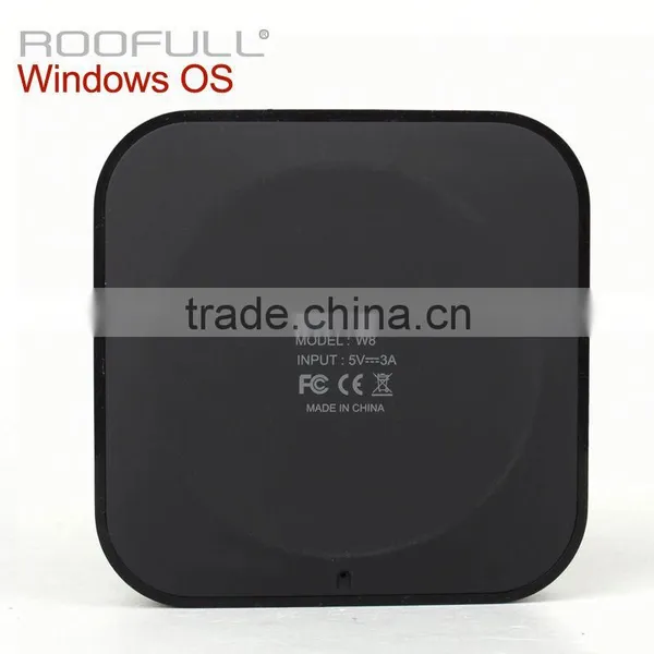 Roofull Wintel W8 Dual Intel Mini PC Win10 Android 4.4 Z3735F Quad Core 64Bit TV Box 2G/32G Bluetooth 4.0 W8 photo-3