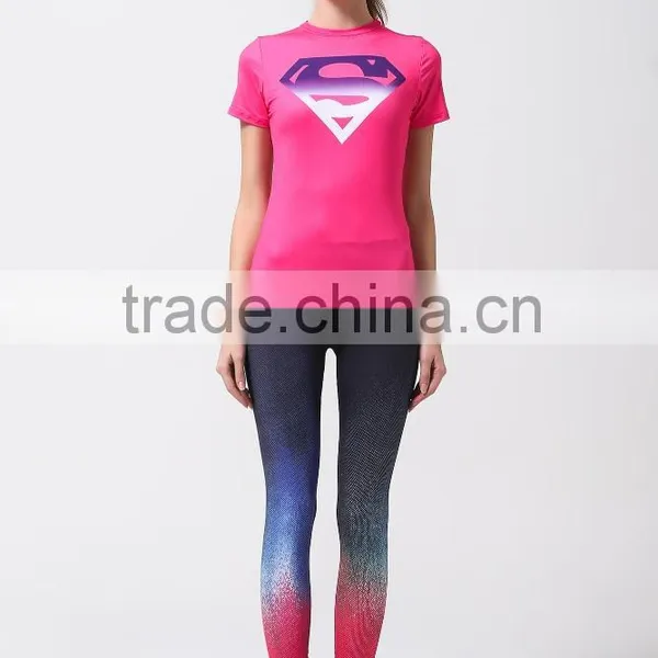 Ladies Gym Customized Yoga Wear Casual Design Sublimation Fitness Leggings photo-5