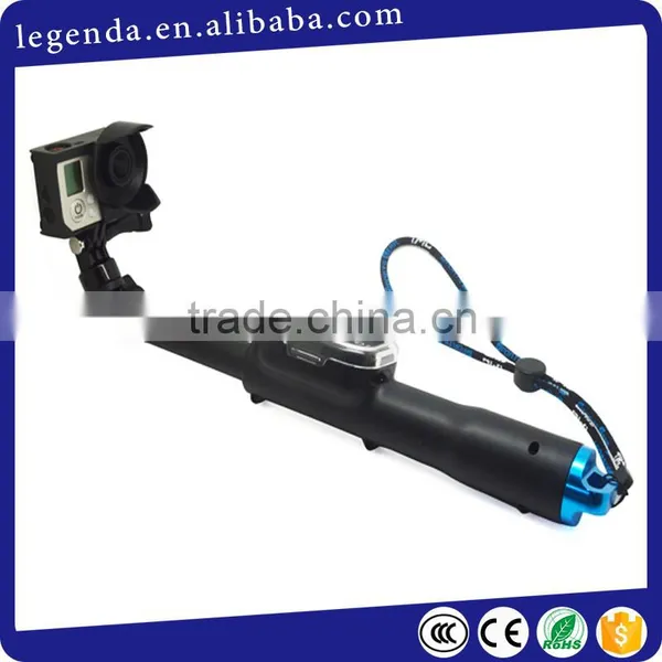 Aluminium Alloy Underwater Use Pole for GoPro with Remote Case
