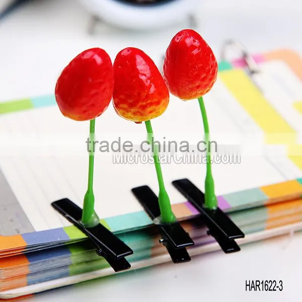 Women Hairpins Mushroom Cute Antenna Hair Clips Artifact Barrette Grass Sprouts Hairpins Girl Headwear Hair Accessories photo-5