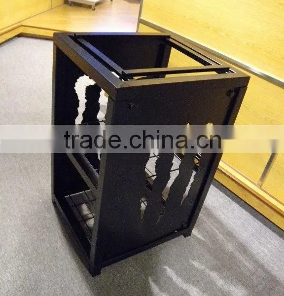 Home Appliance Floor Standing Whiskey Display Shelf Rack photo-3